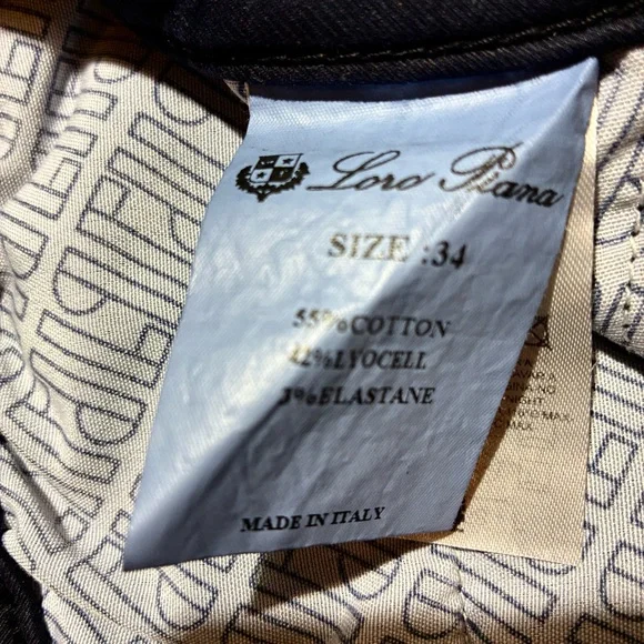 Loro Piana Deep Blue Flat Front Shorts - Picture 6 of 8